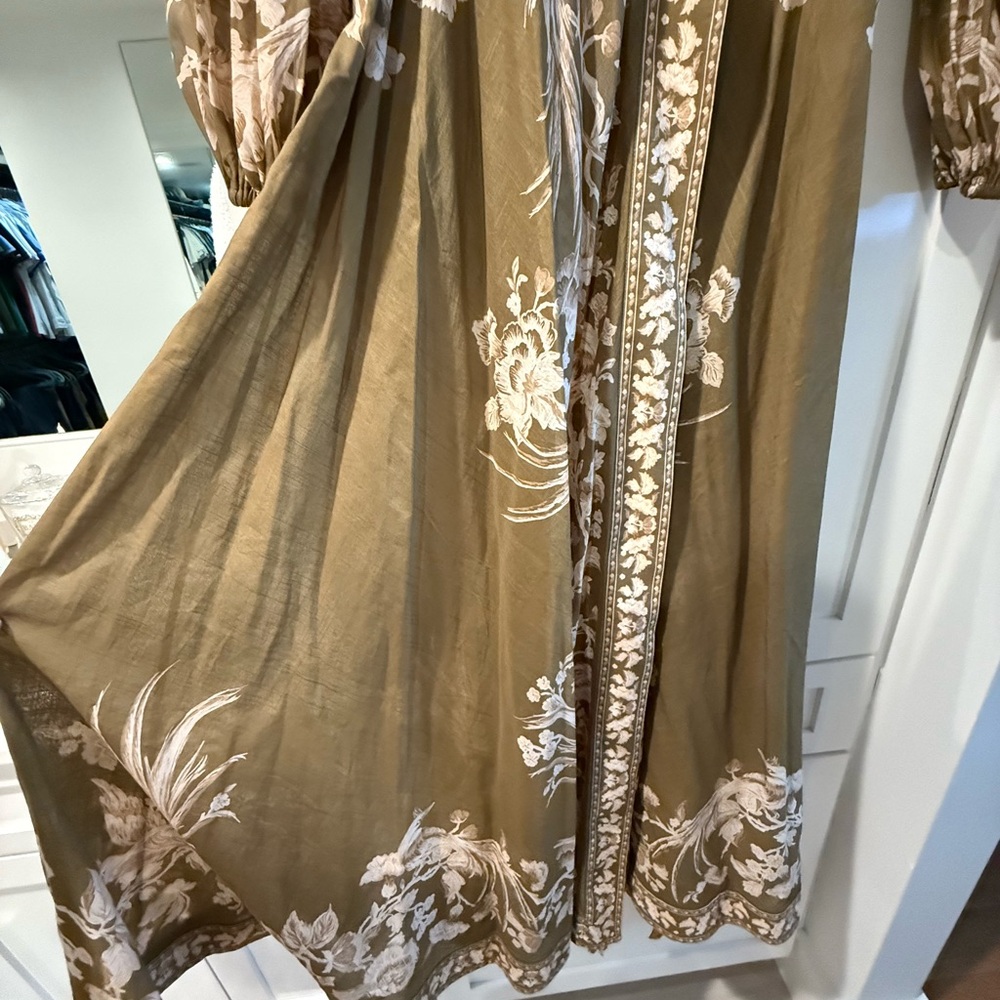 COPY - Embroidered Olive Blouse - Picture 6 of 6